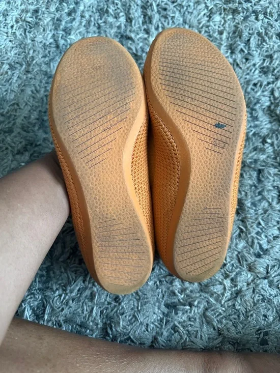 allbirds Women’s Orange Knit Ballet Flats sz 8.5 - Picture 10 of 12